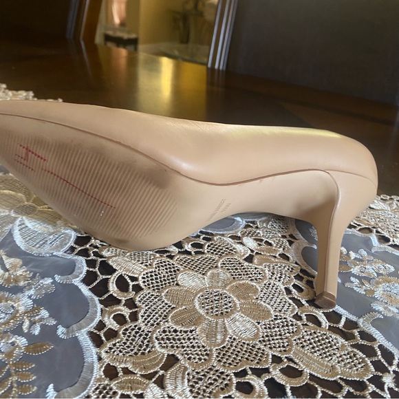 Nine West size 11 Wide flax nude high heel pumps NWOB - Picture 4 of 8